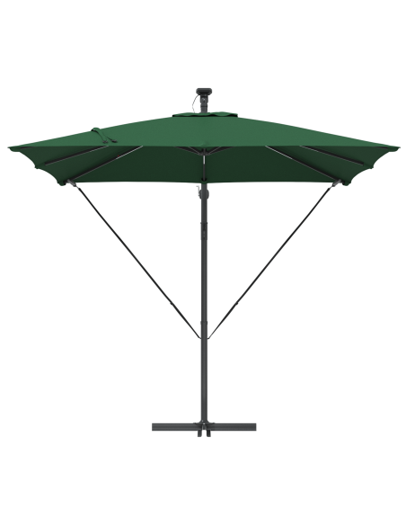 Ombrello a bilanciere a forma di banana Verde