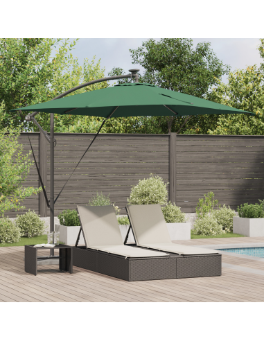 Ombrello a bilanciere a forma di banana Verde