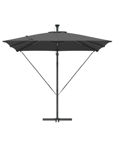 Ombrello a bilanciere a forma di banana Antracite