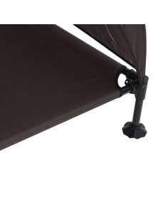 Letto per Cani Elevato Marrone 127 x 81 x 108 cm 2