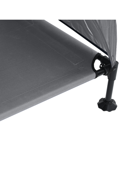 Letto per Cani Elevato Grigio chiaro 127 x 81 x 108 cm