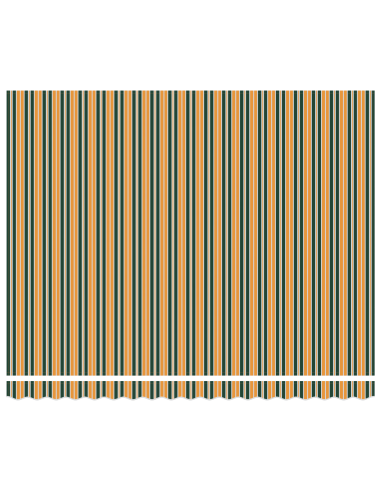 Tenda Retrattile Verde e Giallo 400 × 300 cm