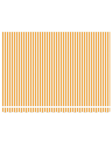 Tenda Retrattile Giallo e Bianco 450 × 300 cm