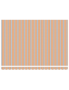 Tenda Retrattile Blu e Arancione 450 × 300 cm 2