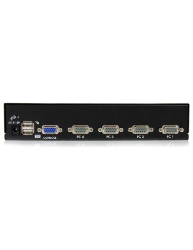 StarTech.com Switch KVM USB 4 porte, montabile a rack 1U, con OSD
