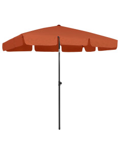 Ombrellone da Spiaggia Terracotta 200x125 cm