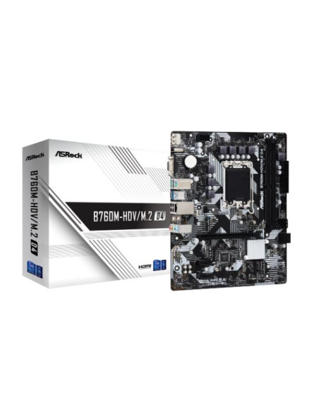 MAINBOARD SLGA1700 ASROCK B760M-HDV/ M.2 90-MXBMJ0-A0UAYZ
