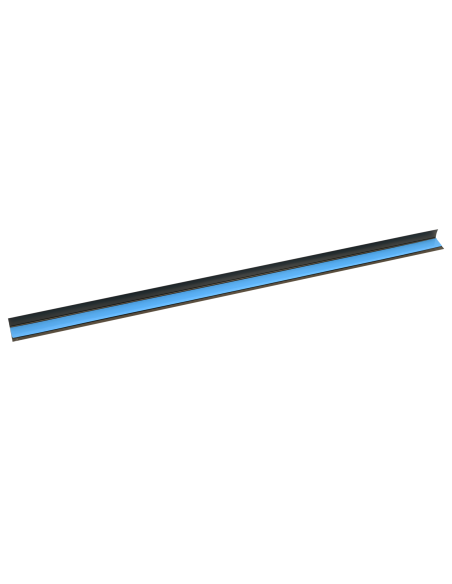 Battiscopa per scale 10 pcs Marrone 67 cm Alluminio