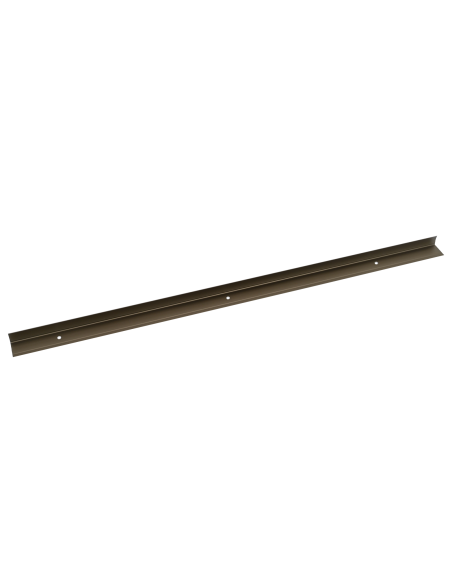 Battiscopa per scale 10 pcs Marrone 67 cm Alluminio