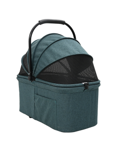 Passeggino pieghevole per animali Verde 81 x 47 x 99 cm 2