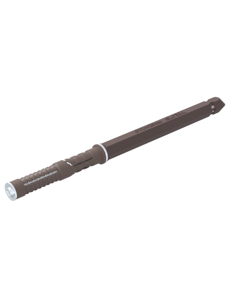 Bracket per mensola galleggiante 12 pcs Marrone Ø12 x 190 mm