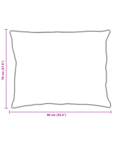 Duvet Invernale con cuscino 3 pcs Bianco Microfibra