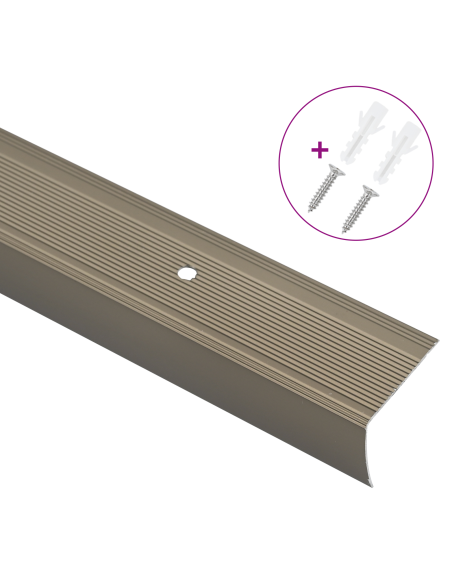 Paragradini 10 pcs Champagne 67 x 3.5 x 3 cm Alluminio