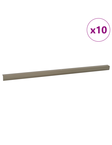 Paragradini 10 pcs Champagne 67 x 3.5 x 3 cm Alluminio