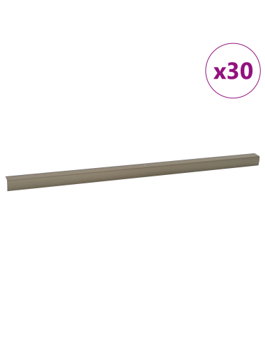 Paragradini 30 pcs Champagne 67 x 3 x 2 cm Alluminio