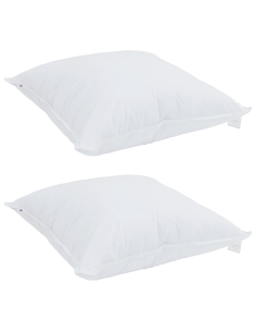 Duvet Invernale con cuscino 3 pcs Bianco Microfibra
