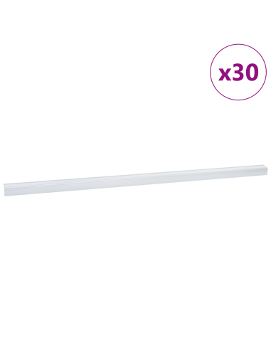 Paragradini 30 pcs Argento 67 x 3.5 x 3 cm Alluminio