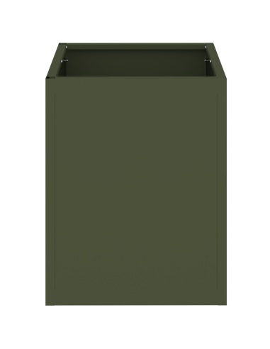 Vaso da giardino Verde oliva 32 x 32 x 40 cm