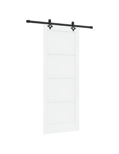 Porta scorrevole ORKDAL Bianco 83 x 211 cm Pino massello