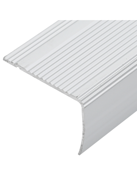 Battiscopa per scale 30 pcs Argento 67 cm Alluminio