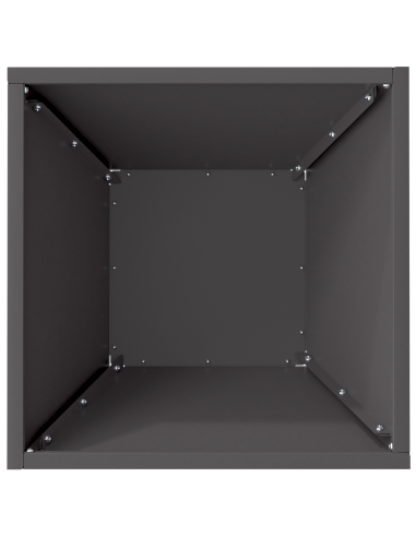 Vaso da giardino 5 pcs Nero 35 x 35 x 15 cm