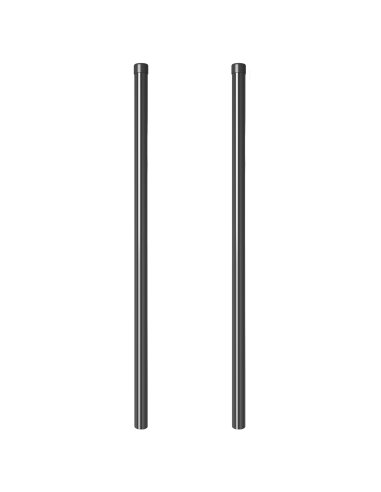 Palo della recinzione 2 pcs Grigio 110 cm
