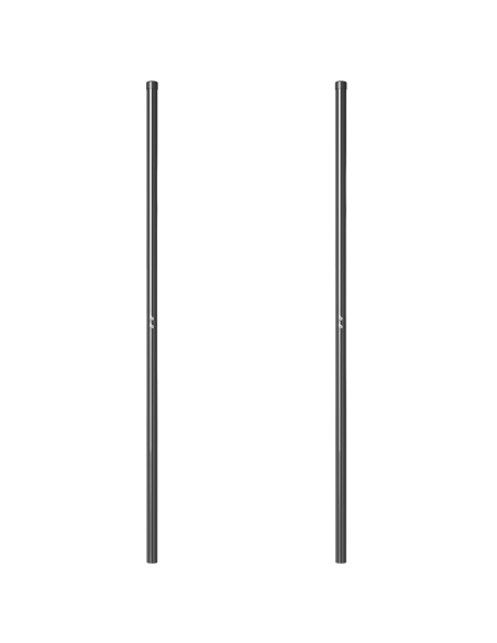 Pali per Recinzione 2 pcs Grigio 200 cm