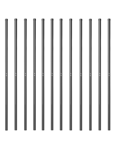 Pali per Recinzione 12 pcs Grigio 200 cm