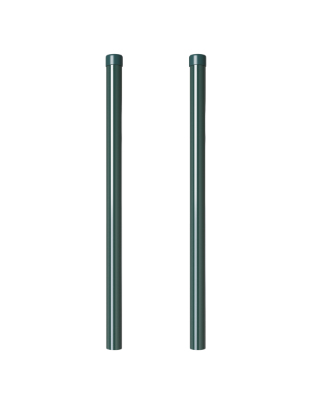 Palo della recinzione 2 pcs Verde 60 cm