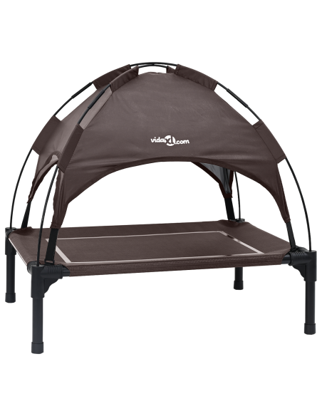 Letto per Cani Marrone 71 x 64 x 71 cm Acciaio