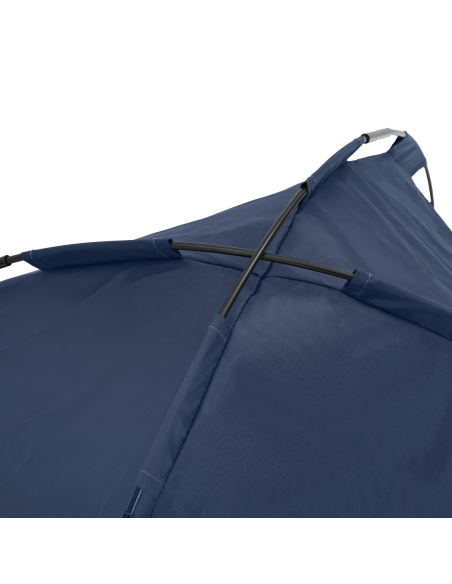 Letto per Cani Blu navy 71 x 64 x 71 cm Acciaio