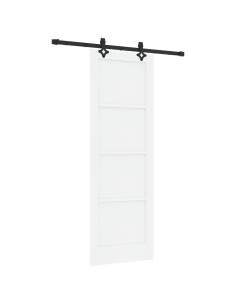 Porta scorrevole ORKDAL Bianco 73,5 x 211 cm Pino massello