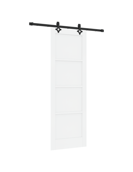 Porta scorrevole ORKDAL Bianco 73,5 x 211 cm Pino massello