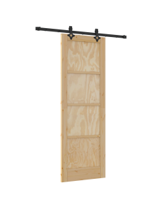 Porta scorrevole ORKDAL Marrone 73,5 x 211 cm Pino massello