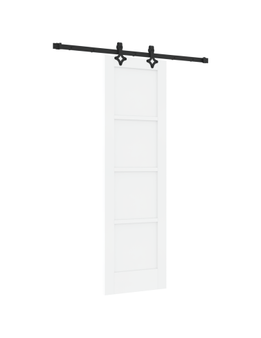 Porta scorrevole ORKDAL Bianco 61 x 198,5 cm Pino massello