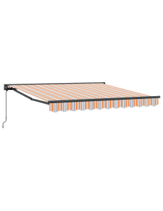 Tenda Retrattile Blu e Arancione 350 x 250 cm