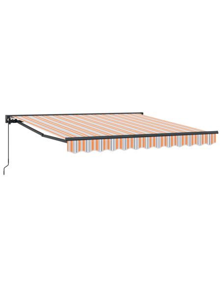 Tenda Retrattile Blu e Arancione 350 x 250 cm