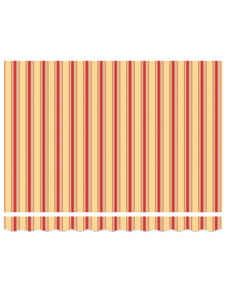 Tenda Retrattile Giallo e Arancione 350x250 cm