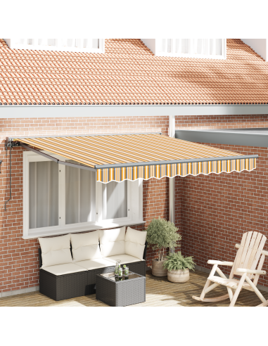 Tenda Retrattile Giallo e Grigio 350 x 250 cm