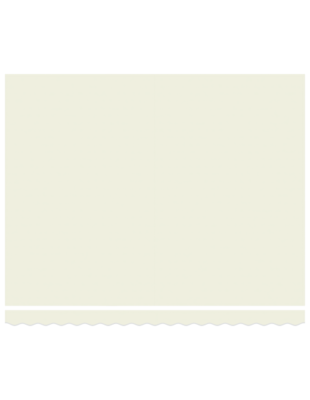 Tenda Retrattile Crema 400 × 300 cm Poliestere e Metallo