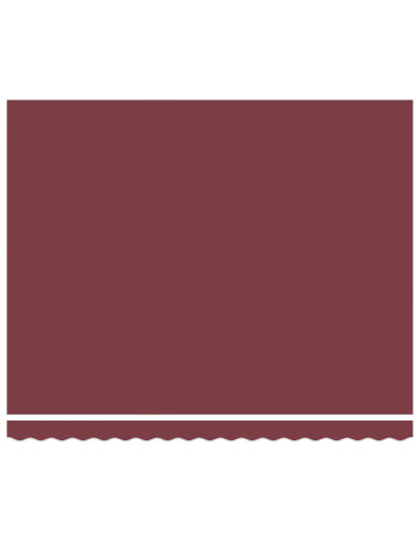 Tenda Retrattile Borgogna 400 × 300 cm Poliestere e Metallo