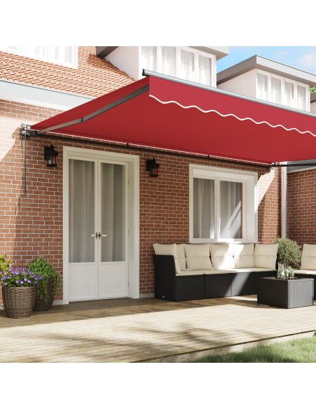 Tenda Retrattile Rosso 500x300 cm