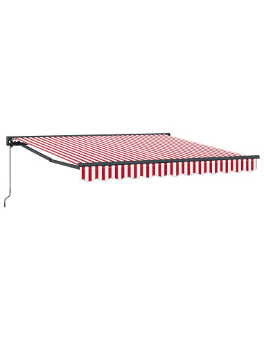 Tenda Retrattile Rosso e Bianco 300 x 250 cm