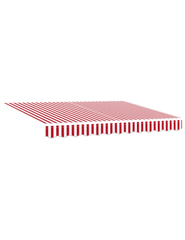 Tenda Retrattile Rosso e Bianco 300 x 250 cm