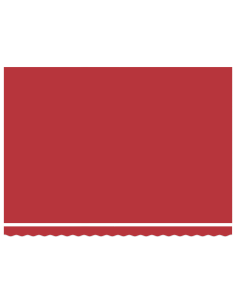 Tenda Retrattile Rosso 450 × 300 cm Poliestere e Metallo