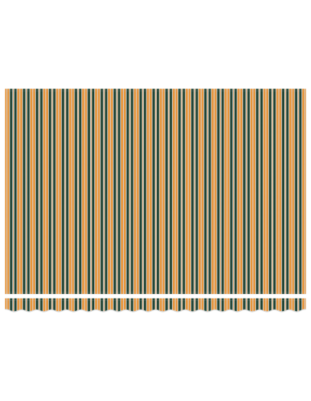 Tenda Retrattile Verde e Giallo 450x300 cm