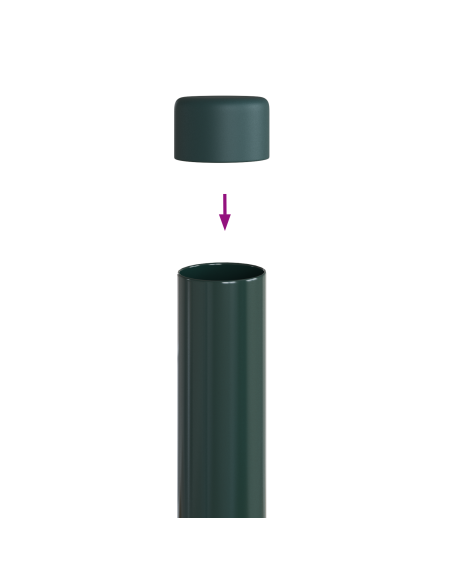 Pali per Recinzione 12 pcs Verde 120 cm