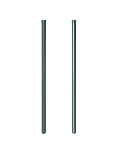 Palo della recinzione 2 pcs Verde 120 cm
