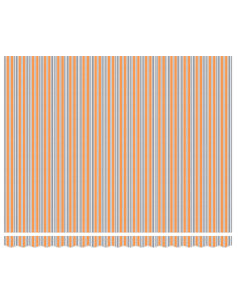 Tenda Retrattile Blu e Arancione 400 × 300 cm