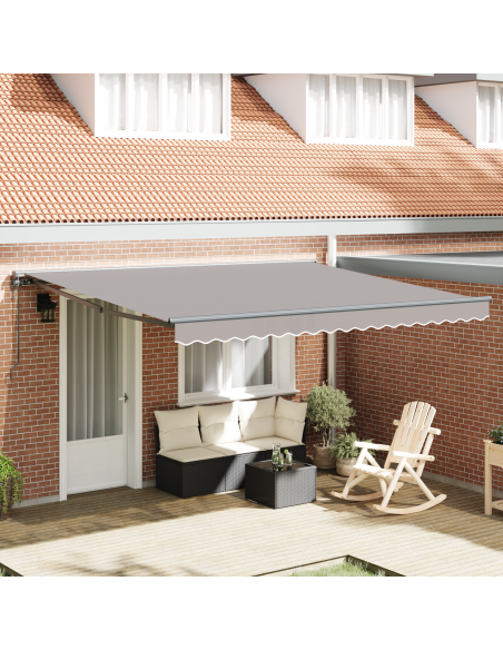 Tenda Retrattile Grigio chiaro 400 × 300 cm